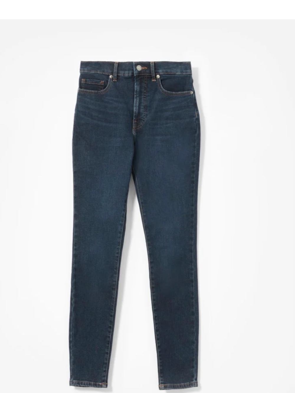 Everlane The Authentic Stretch High-Rise Skinny Jeans - Dark Indigo